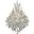 2801D38C/RC Maria Theresa 38" Chrome 28 Light Chandelier With Clear Royal Cut Crystal Trim