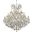 2801G52C/RC Maria Theresa 52" Chrome 41 Light Chandelier With Clear Royal Cut Crystal Trim