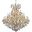 2801G52G/RC Maria Theresa 52" Gold 41 Light Chandelier With Clear Royal Cut Crystal Trim