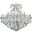2801G72C/RC Maria Theresa 72" Chrome 49 Light Chandelier With Clear Royal Cut Crystal Trim