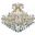 2801G72G/RC Maria Theresa 72" Gold 49 Light Chandelier With Clear Royal Cut Crystal Trim