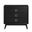 3-Drawer Accent Chest In Black