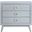 3-Drawer Accent Chest In Gray