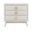 3-Drawer Accent Chest In White