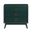 3-Drawer Emerald Accent Chest In Green