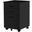 3 Drawer Filing Cabinet In Black On Castors