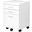 3 Drawer Filing Cabinet In White On Castors