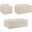 3 Piece Outdoor Furniture Cover Set In Tan