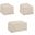 3 Piece Outdoor Furniture Cover Set In Tan
