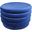 31 Inch Velvet Tufted Round Cocktail Ottoman In Blue