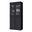 32 Inch Pantry Cabinet with Raised Panel and Clear Glass Doors In Black