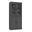 32 Inch Pantry Cabinet with Raised Panel and Clear Glass Doors In Gray