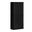 32 Inch Pantry Cabinet with Raised Panel Doors and Adjustable Shelves In Black