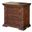 32 Inch Solid Wood Three Drawer Nightstand In Brown