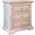 32 Inch Solid Wood Three Drawer Nightstand In White
