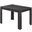 32 x 48 Inch Dining Table In Black Reclaimed Wood