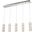 Polaris 5" Chrome Pendant With Clear Elegant Cut Crystal Trim