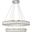 3503G32C Monroe 32" Chrome Chandelier With Clear Royal Cut Crystal Trim