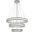 3503G3LC Monroe 32" Chrome Chandelier With Clear Royal Cut Crystal Trim