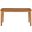 Simplicity 60 Inch Rectangle Dining Table In Honey