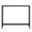 36 Inch Mirrored Glass Console Table In Black and Gunmetal