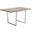 36 x 60 Inch Dining Table In Dark Taupe I 1121