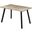 36 x 60 Inch Dining Table In Dark Taupe I 1137