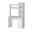 39 Inch Computer Desk with Hutch In White