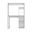 39 Inch Wood Computer Desk with Hutch In White