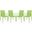 4 LeisureMod Weave Green Mace Indoor Outdoor Arm Chairs