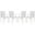 4 LeisureMod Weave White Mace Indoor Outdoor Arm Chairs