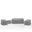4 Piece Outdoor Furniture Cover Set In Gray