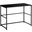 40 Inch Black And Black Metal Computer Desk I 7776