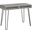 40 Inch Grey And Black Metal Computer Desk I 7773