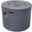 40 Thousand Btu Outdoor Round Firepit with Tank Space In Dark Grey
