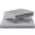 400 Thread Count Egyptian Twin Cotton Sheet Set In Cool Grey