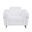 41 Inch Italian Leather Power Recliner Chair In White