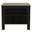 41 Inch Kitchen Island with Storage In Black and Natural