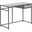 42 Inch Computer Desk In Dark Grey Metal
