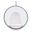 42 Inch Faux Leather Balloon Chair In White