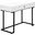 42 Inch White And Black Metal Computer Desk I 7385