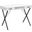 42 Inch White And Black Metal Computer Desk I 7790