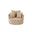 43 Inch Velvet Tufted Swivel Barrel Chair and Toss Pillows In Beige