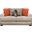 Ava Cashew Loveseat With USB Port