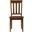 Simplicity Slat Back Dining Chair Set of 2 In Caramel