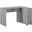 46 Inch Industrial Grey With Storage Cabinet Compter Desk