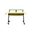 47 Inch Computer Desk In Black and Yellow