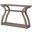 47 Inch Dark Taupe Hall Console I 2446