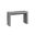 47 Inch Wood Block Console Table In Gray