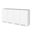47 Inch Wood Wall Mounted Accent Chest with Four Doors In White